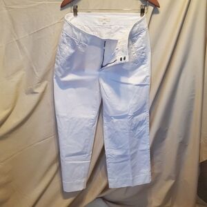 Loft White Rise Skinny Jeans SZ 6